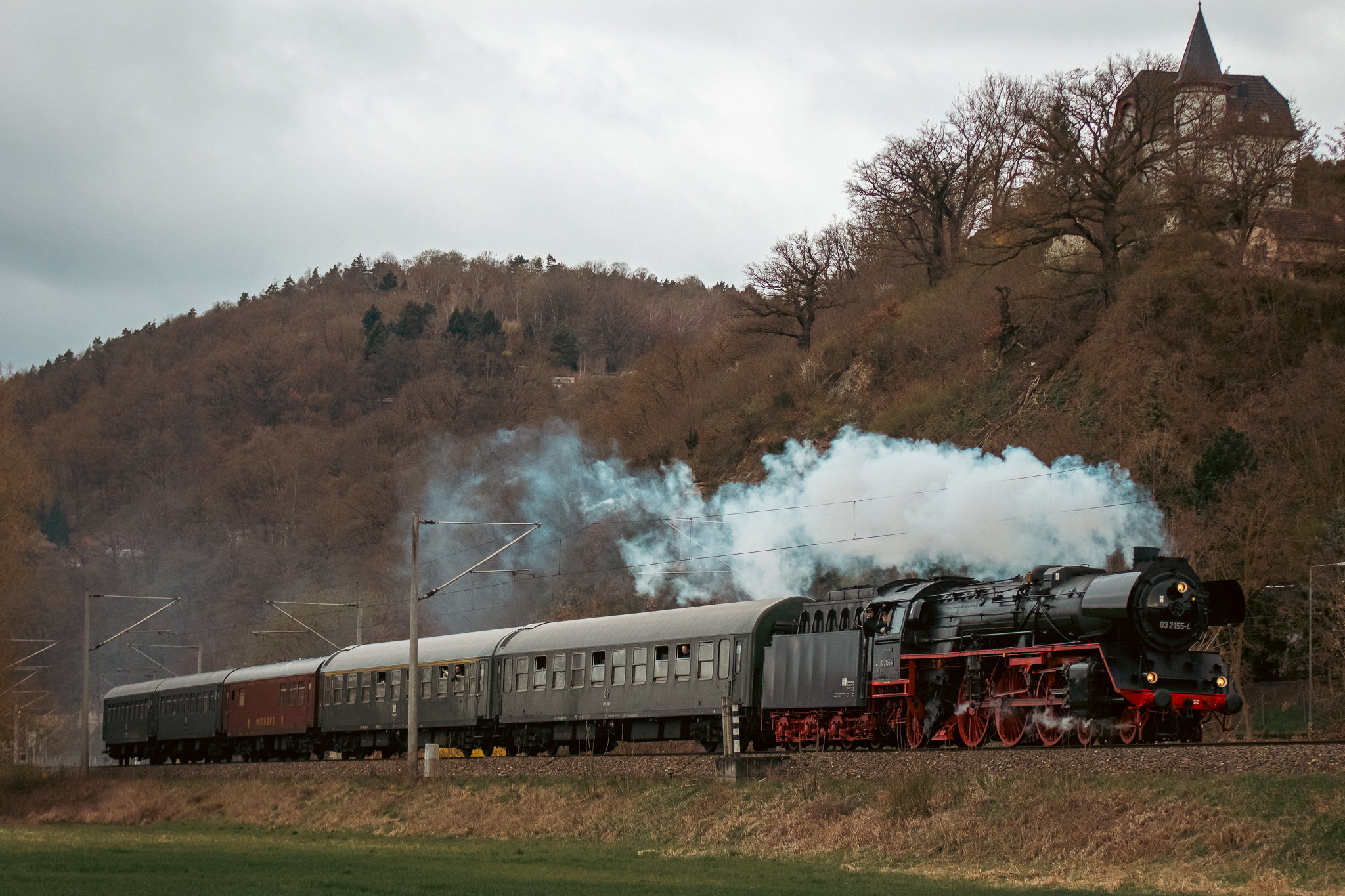 Dampflok Sonderzug bei Kahla
(c) Saalelandphotography / Alexander Schlotter